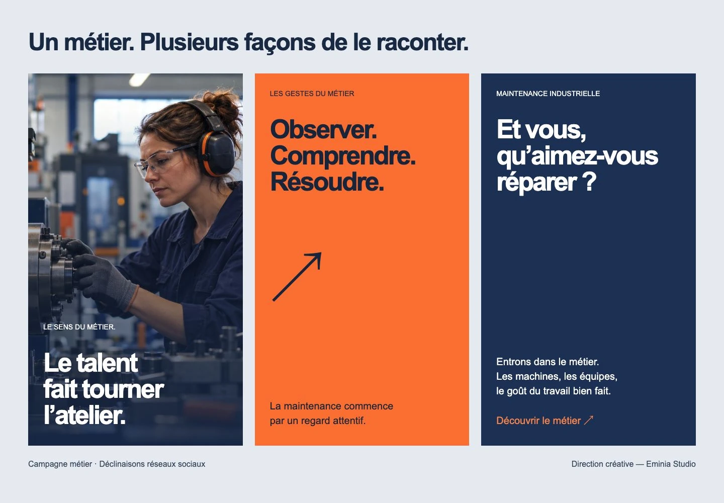 Déclinaisons et supports du projet : Donner envie de rejoindre l’atelier